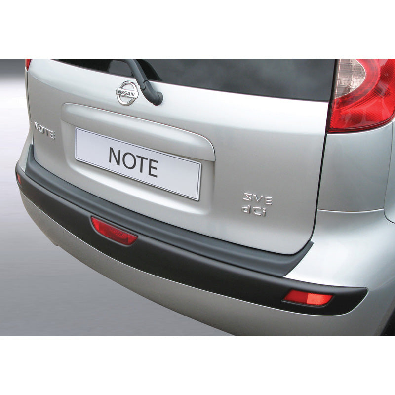 RGM, protezione paraurti posteriore, plastica ABS, adatto a Nissan Note 2006-2013 Nero