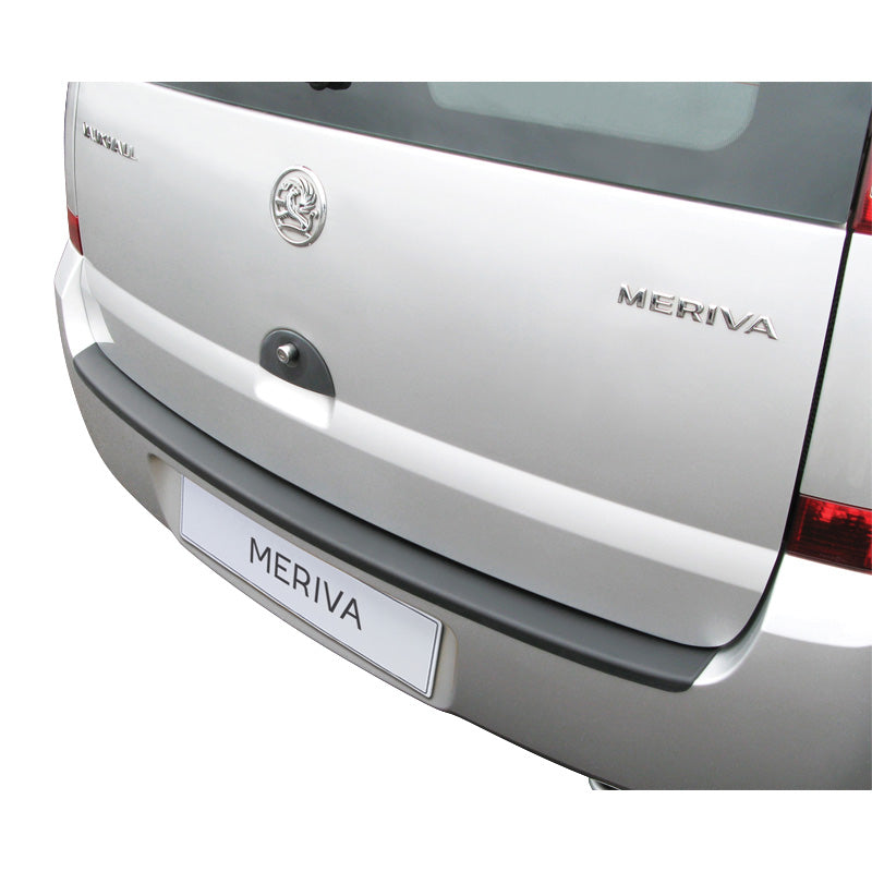RGM, Rear bumper protector, ABS plastic, fits Opel Meriva 2003-2010 excl. OPC Black