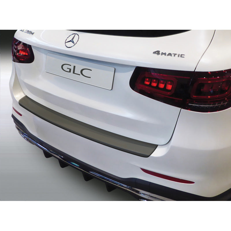 RGM, Rear bumper protector, ABS plastic, fits Mercedes GLC SE/Sport/AMG Line Facelift 2019- Black