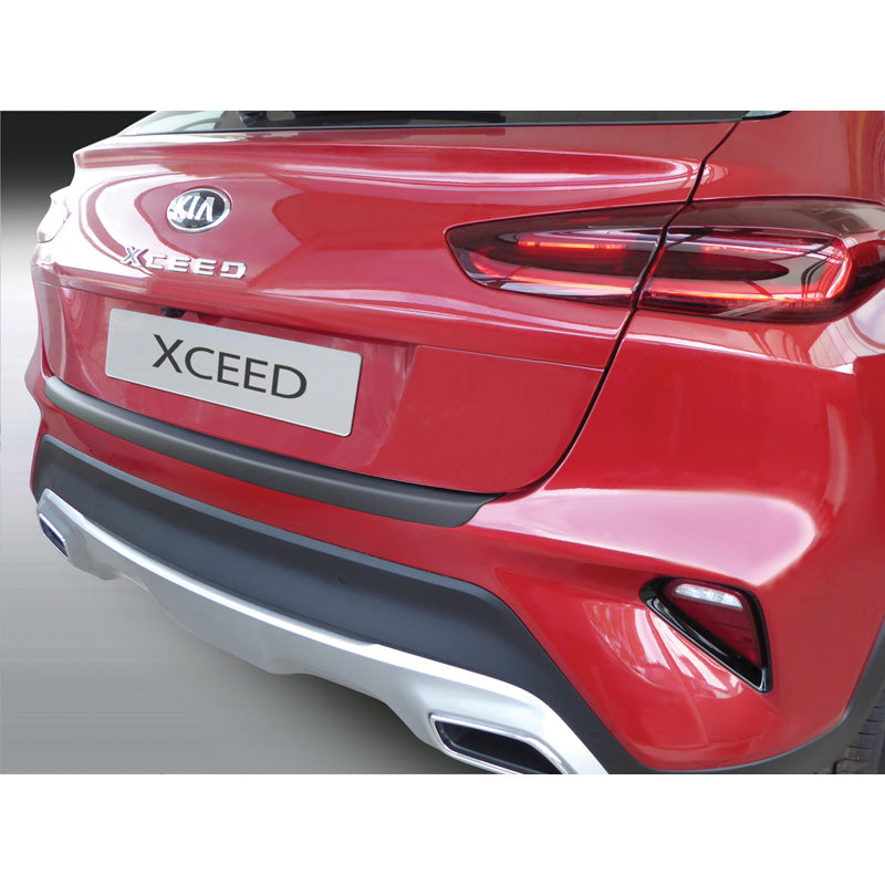 RGM, Protection de pare-chocs arrière, plastique ABS, compatible avec Kia XCee'd 9/2019- Noir