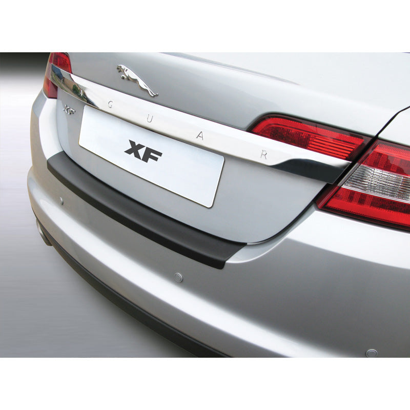 RGM, ochraniacz tylnego zderzaka, tworzywo ABS, pasuje do Jaguar XF 2007- Czarny