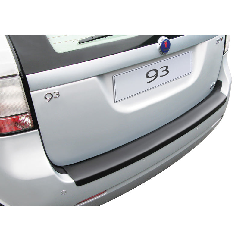 RGM, Achterbumperbeschermer, ABS-plastic, geschikt voor Saab 9.3 Estate 2005- Zwart