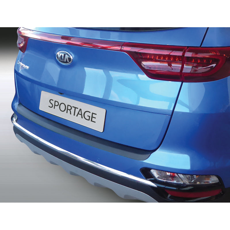 RGM, protezione paraurti posteriore, plastica ABS, adatta a Kia Sportage IV restyling 9/2018-2021 Nero