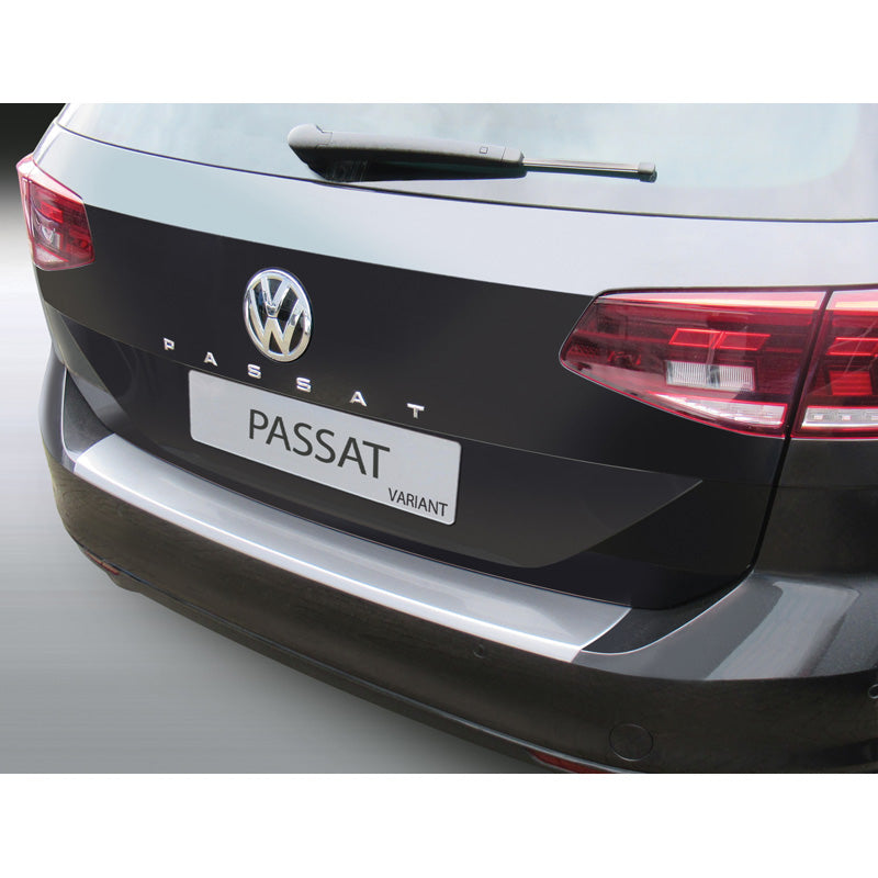 RGM, Rear bumper protector, ABS plastic, fits Volkswagen Passat (3G) Variant/Alltrack Facelift 2019- Silver