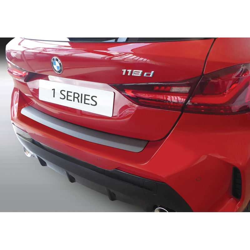 RGM, Rear bumper protector, ABS plastic, fits BMW 1-Series F40 HB 5-doors M-Sport/M135i 9/2019- Black