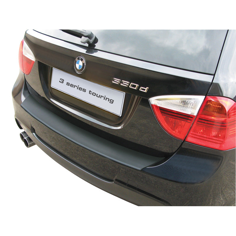 RGM, Protezione paraurti posteriore, plastica ABS, adatta per BMW 3-Series E91 Touring M-Bumper 2005-2012 Nero