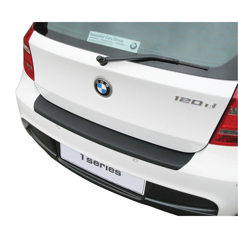 RGM, protector de paragolpes trasero, plástico ABS, compatible con BMW 1-Series E87 3/5 puertas M-Bumper 2004-2011 Negro