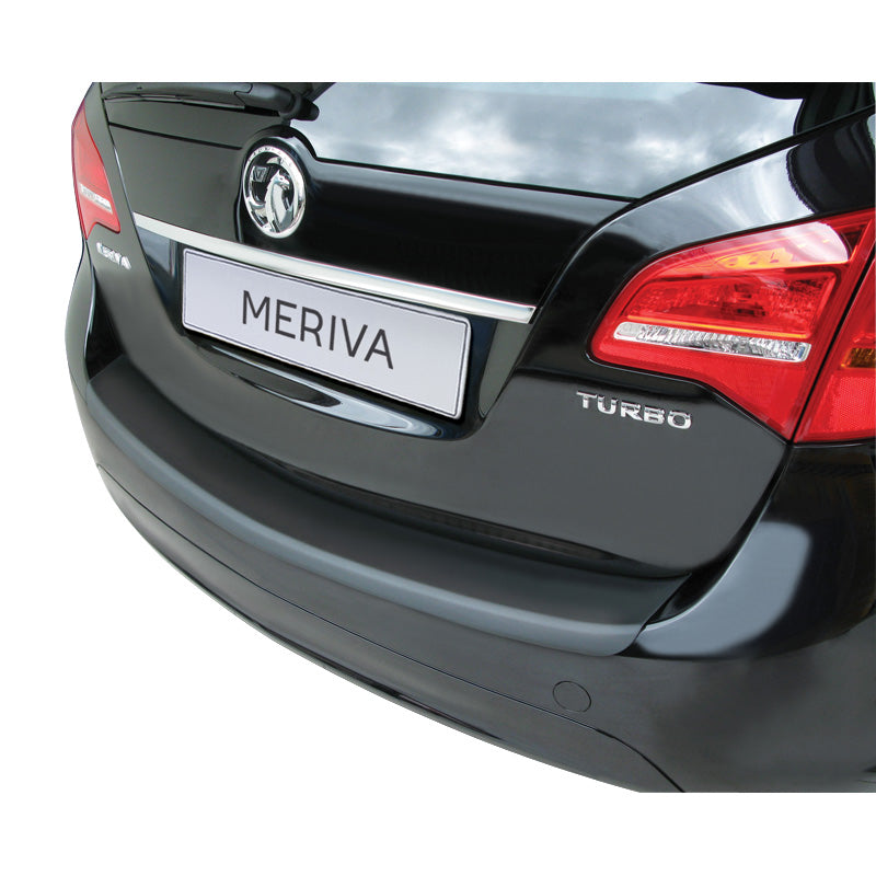 RGM, nakładka ochronna na tylny zderzak, plastik ABS, pasuje do Opel Meriva B 2010-2017 z wył. OPC Czarny