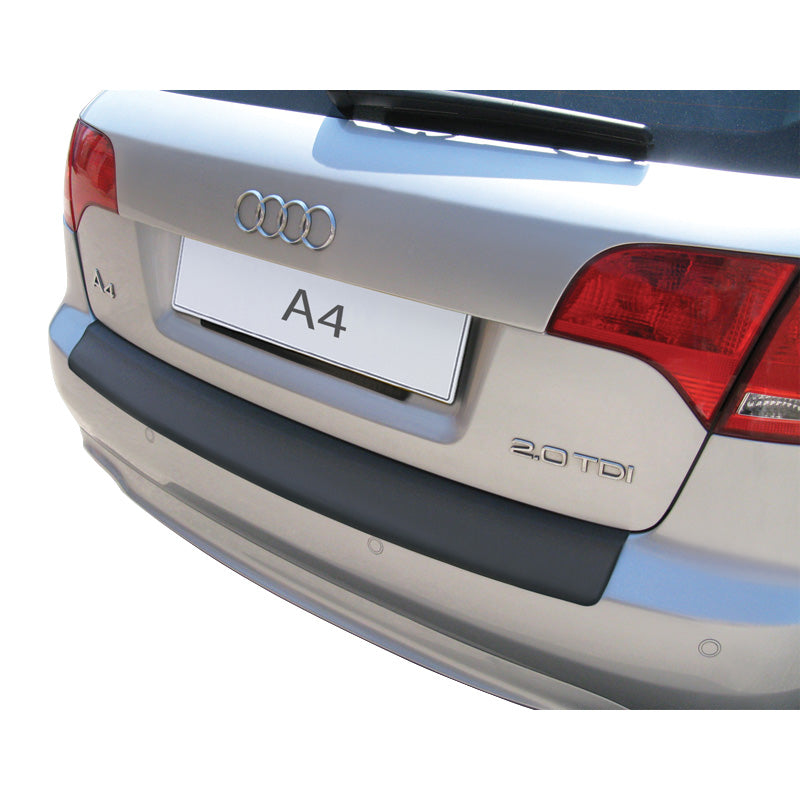 RGM, Protection de pare-chocs arrière, plastique ABS, compatible avec Audi A4 B7 Avant 2004-2008 Noir