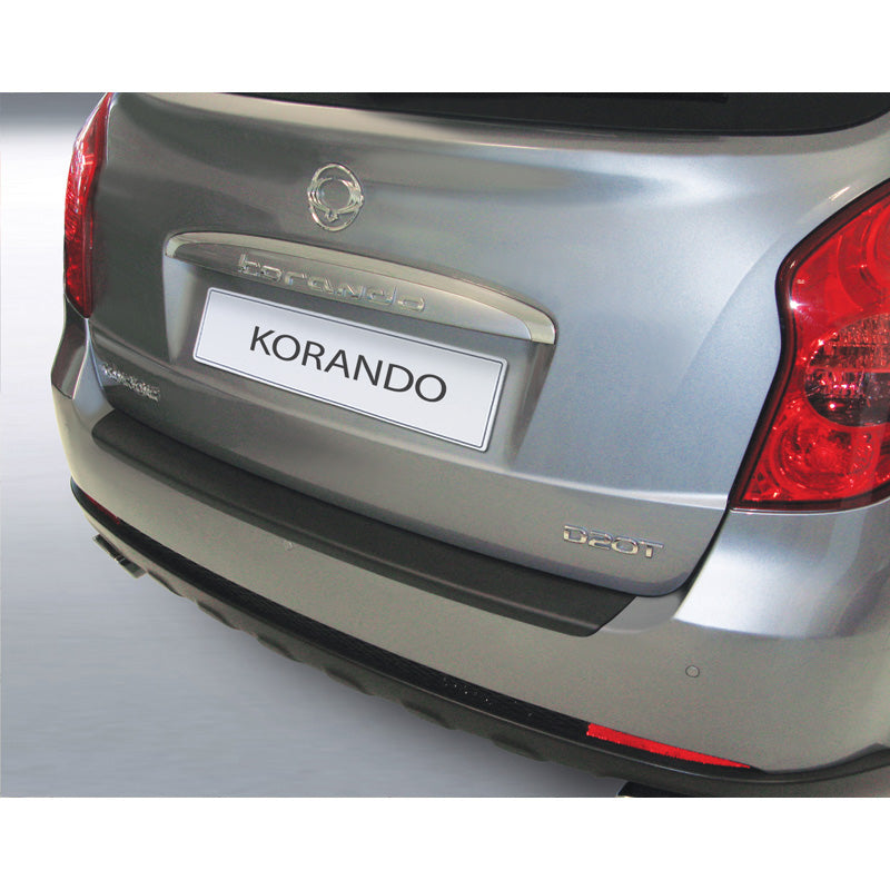 RGM, Ochraniacz tylnego zderzaka, tworzywo ABS, pasuje do SsangYong Korando 2011-2019 czarny
