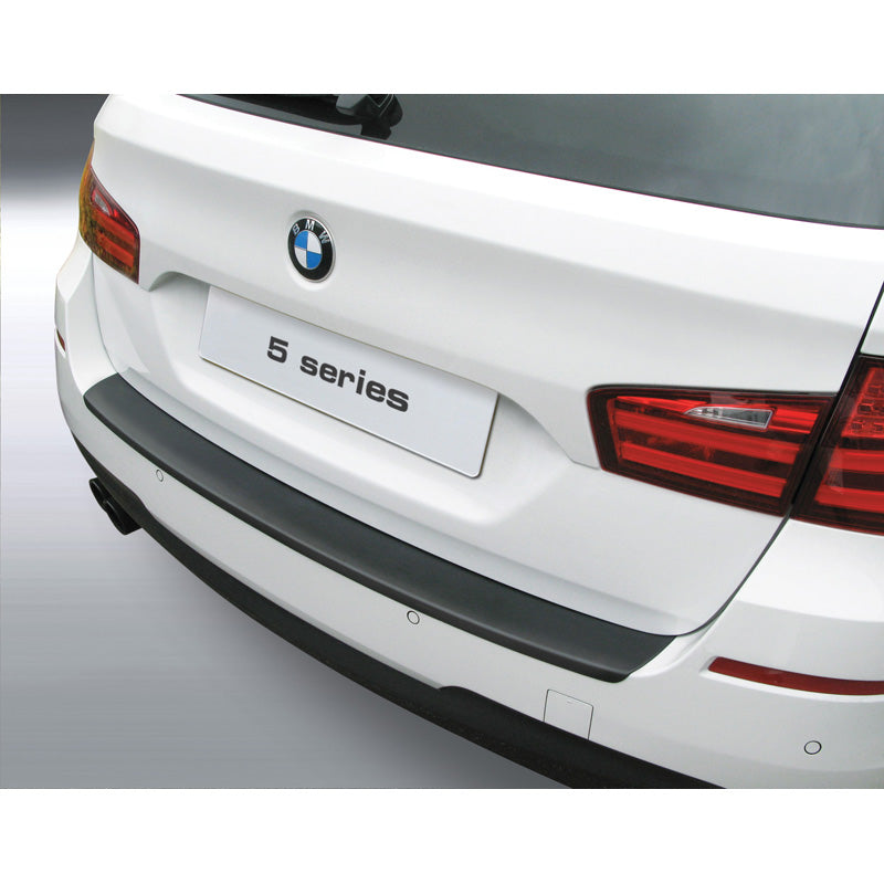 RGM, rear bumper protector, ABS plastic, fits BMW 5-Series F11 Touring 2010-2017 SE/Sport/Luxury/'M-Style' Black
