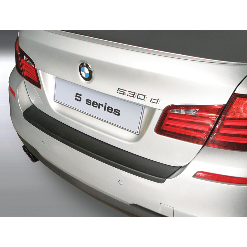 RGM, rear bumper protector, ABS plastic, fits BMW 5-Series F10 Sedan 2010-2016 'M-Sport' Black