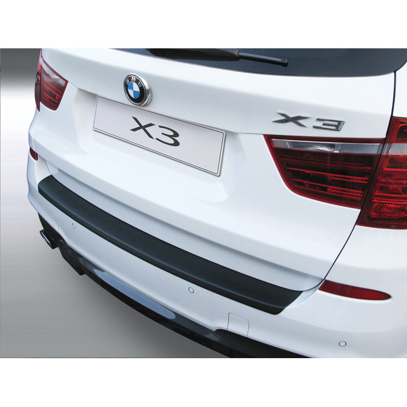 RGM, Protector de parachoques trasero, plástico ABS, compatible con BMW X3 2010-2014 Black