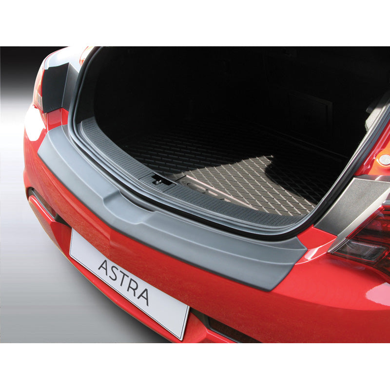 RGM, rear bumper protector, ABS plastic, fits Opel Astra J GTC 3 doors 2012- Black