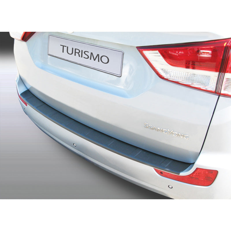 RGM, Nakładka na tylny zderzak, tworzywo ABS, Czarny, Pasuje do Ssang Yong Turismo/Stavic 9/2013-