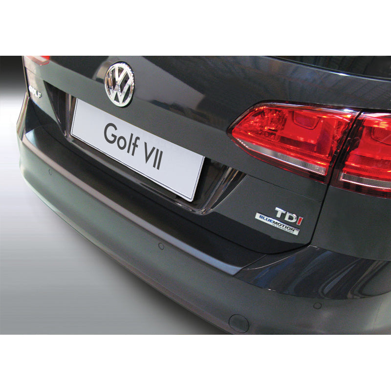 RGM, Rear bumper protector, ABS plastic, fits Volkswagen Golf VII Variant 2013-2017 (incl. GTI & R) Black