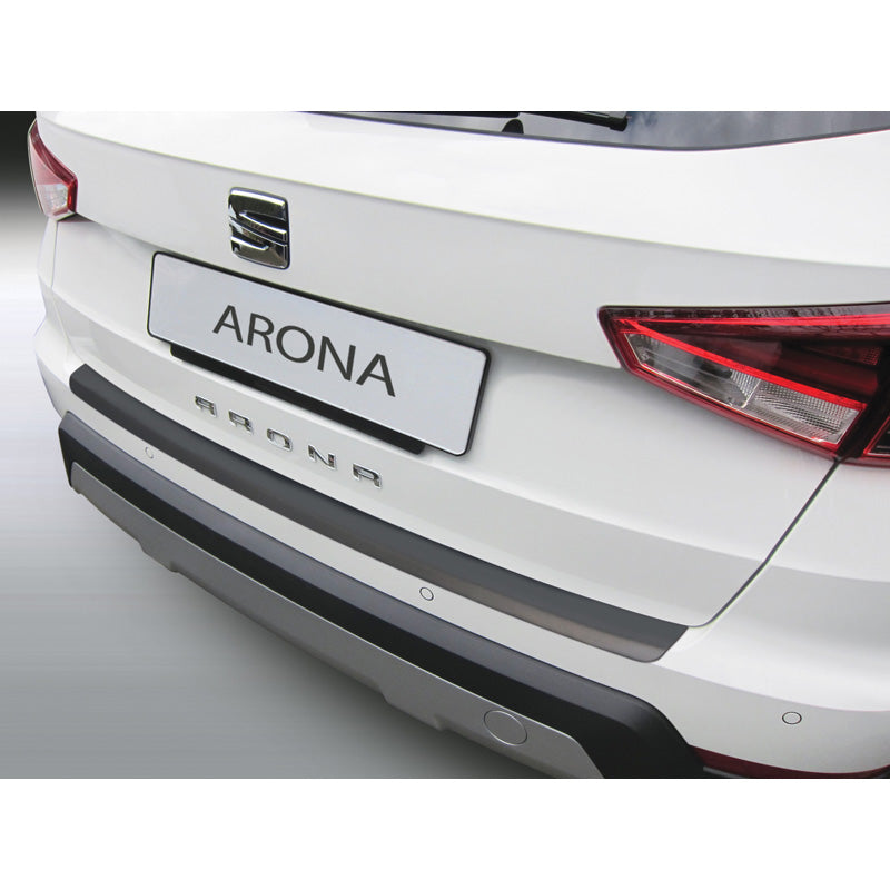 RGM, Protezione paraurti posteriore, plastica ABS, adatta per Seat Arona 2017- Nero