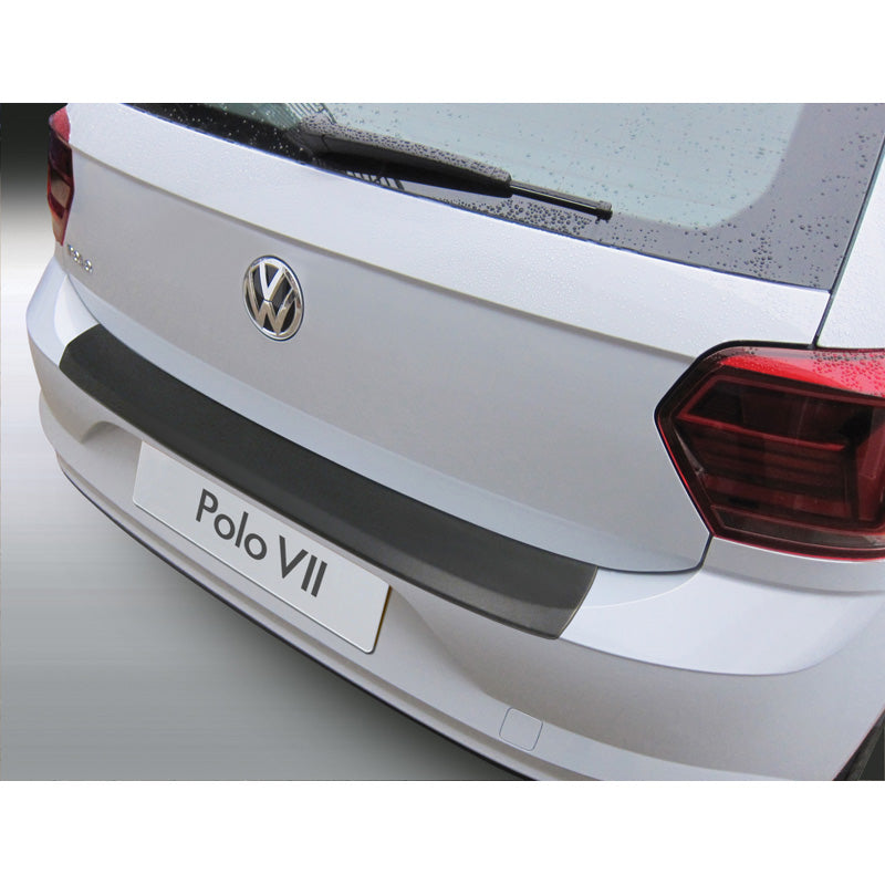 RGM, Ochrana zadního nárazníku, ABS plast, pasuje na Volkswagen Polo VI 5-doors 2017-2021 Black