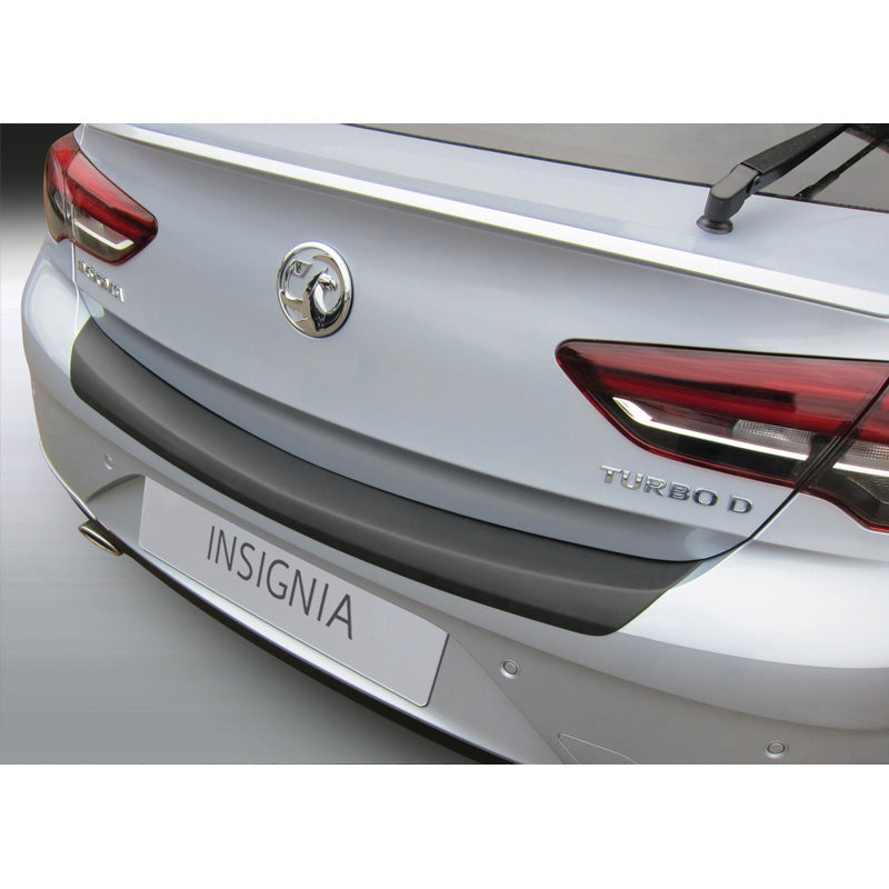 RGM, Protector de parachoques trasero, plástico ABS, compatible con Opel Insignia 4/5-doors 2017-2020 Negro