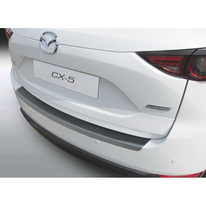 RGM, Protector de parachoques trasero, plástico ABS, compatible con Mazda CX-5 2017-2021 Negro