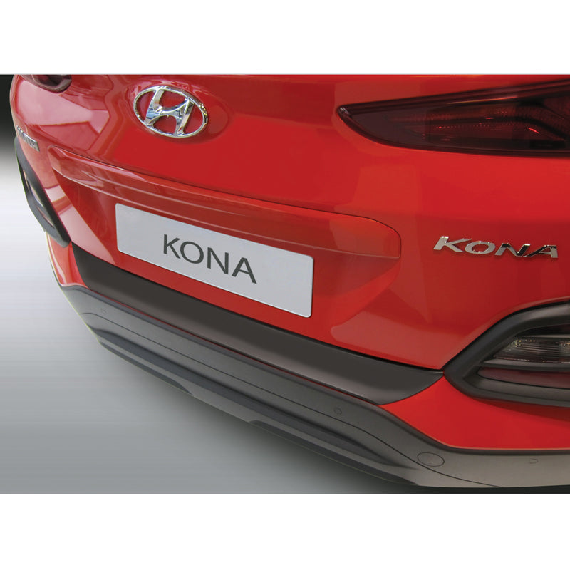 RGM, Protezione paraurti posteriore, plastica ABS, adatto per Hyundai Kona 7/2017-2021 Nero