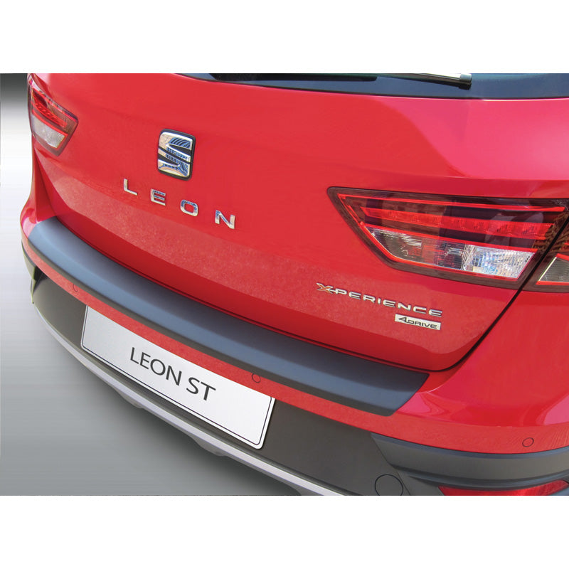RGM, Protector de parachoques trasero, ABS, Negro, Compatible con Seat Leon (5F) ST S/SE/FR/X-Perience/Cupra 2013-2016