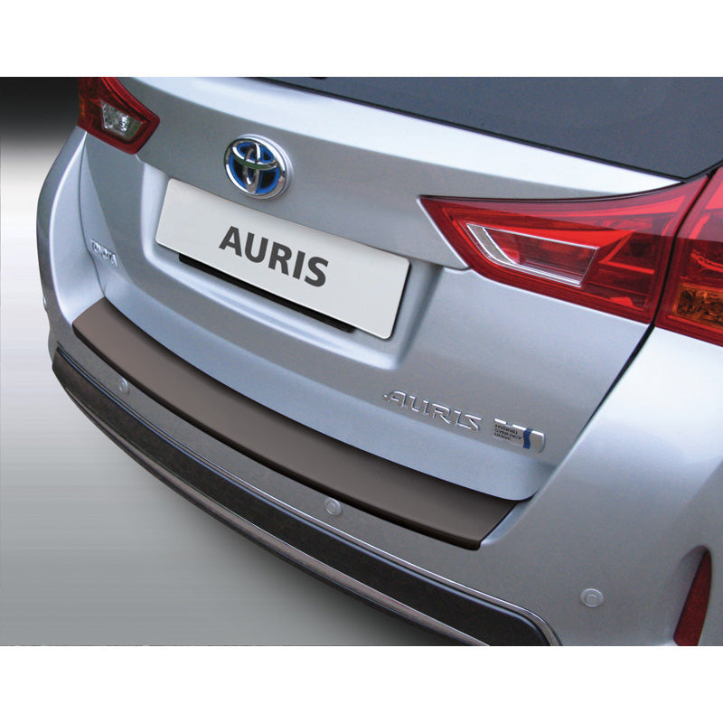 RGM, protector de paragolpes trasero, plástico ABS, compatible con Toyota Auris Touring Sports 2013-8/2015 Negro
