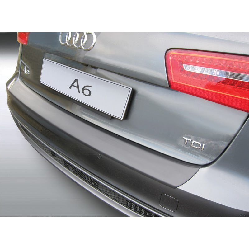 RGM, protection de pare-chocs arrière, plastique ABS, convient à Audi A6 Avant/Allroad 9/2011-8/2014 (excl. S6/RS6) Noir