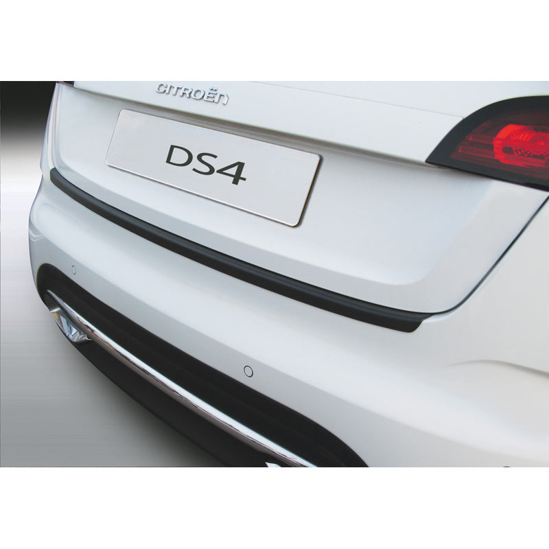 RGM, Protezione paraurti posteriore, plastica ABS, compatibile con Citroën DS4 2011-2018 Nero