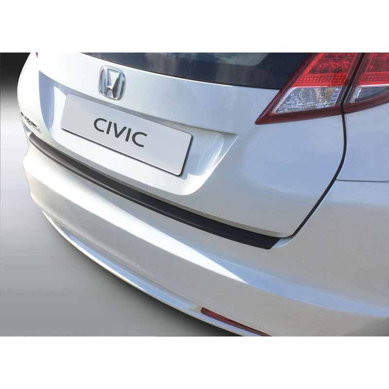 RGM, osłona tylnego zderzaka, tworzywo ABS, pasuje do Honda Civic HB 5 doors 2012-2015 Czarny