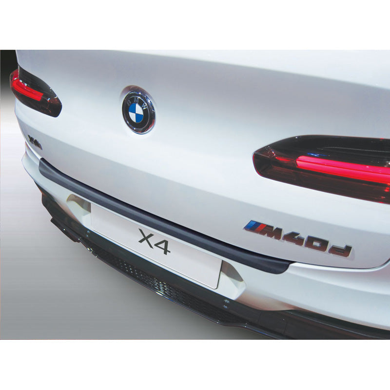 RGM, Rear bumper protector, ABS plastic, fits BMW X4 (G02) 'M' Sport 2018- Black