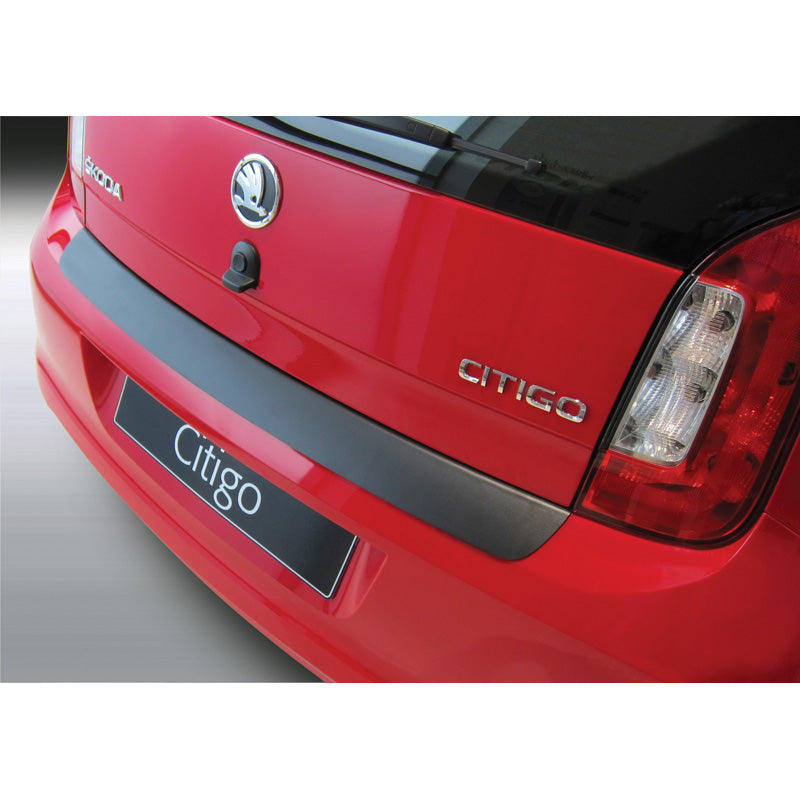 RGM, Ochrana zadního nárazníku, ABS plast, pasuje na Skoda Citigo 3/5 dveří 2012-2019 černá