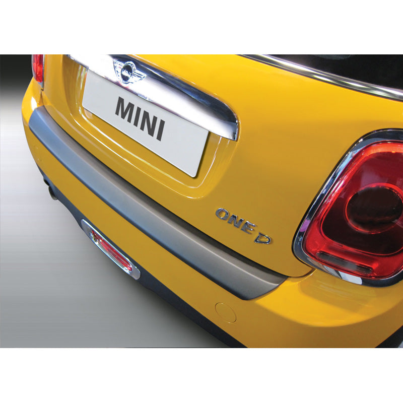 RGM, Achterbumperbeschermer, ABS-kunststof, past op Mini One/Cooper+S F56 3-deurs 3/2014-2/2021 & Cabrio F57 2014-2021 & Mini F56 Electric 2021- Zwart