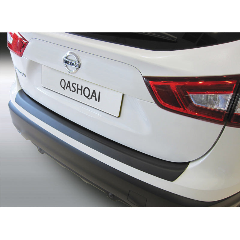 RGM, Rear bumper protector, ABS plastic, fits Nissan Qashqai 3/2014-7/2017 Black