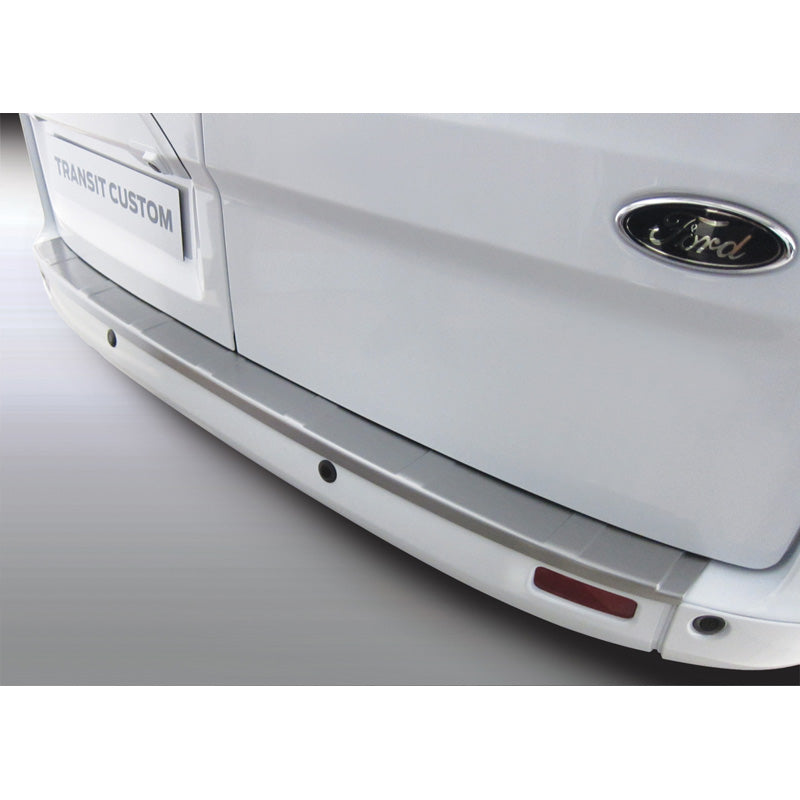 RGM, ochraniacz tylnego zderzaka, tworzywo ABS, pasuje do Ford Transit/Tourneo Custom 2014- Srebrny