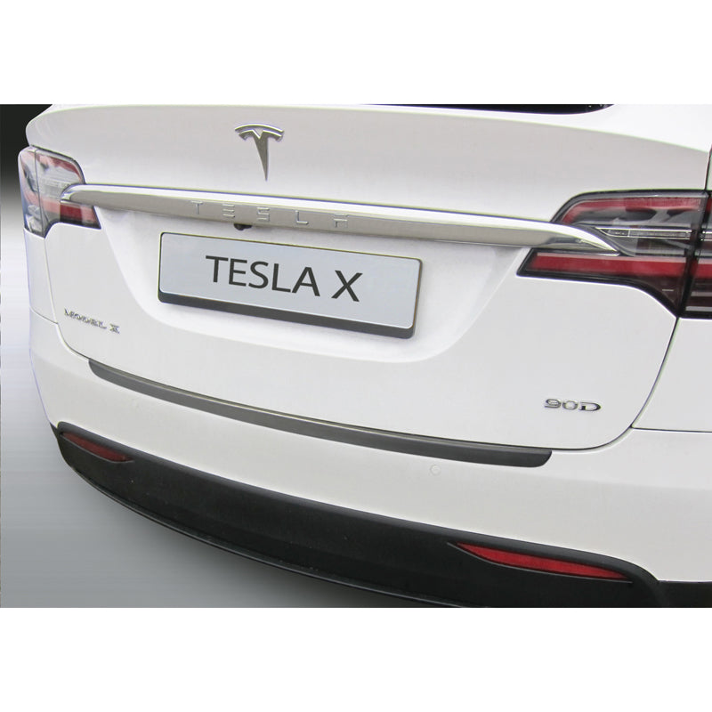 RGM, Protezione paraurti posteriore, plastica ABS, adatta a Tesla Model X 2016- Black