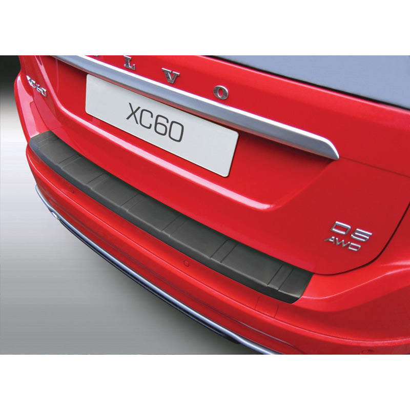 RGM, protezione paraurti posteriore, plastica ABS, adatta a Volvo XC60 6/2013-6/2017 Nero 'a coste'