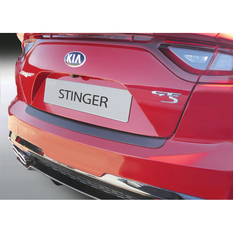 RGM, Ochraniacz tylnego zderzaka, tworzywo ABS, pasuje do Kia Stinger 2018- Black