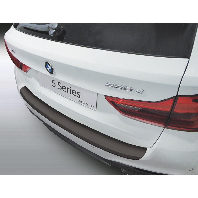 RGM, Rear Bumper Protector, ABS plastic, fits BMW 5-Series G31 Touring M-Sport 3/2017-6/2020 Black