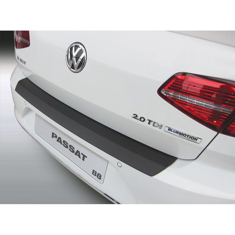 RGM, Rear Bumper Protector, ABS plastic, fits Volkswagen Passat 3G Sedan 2014- Black