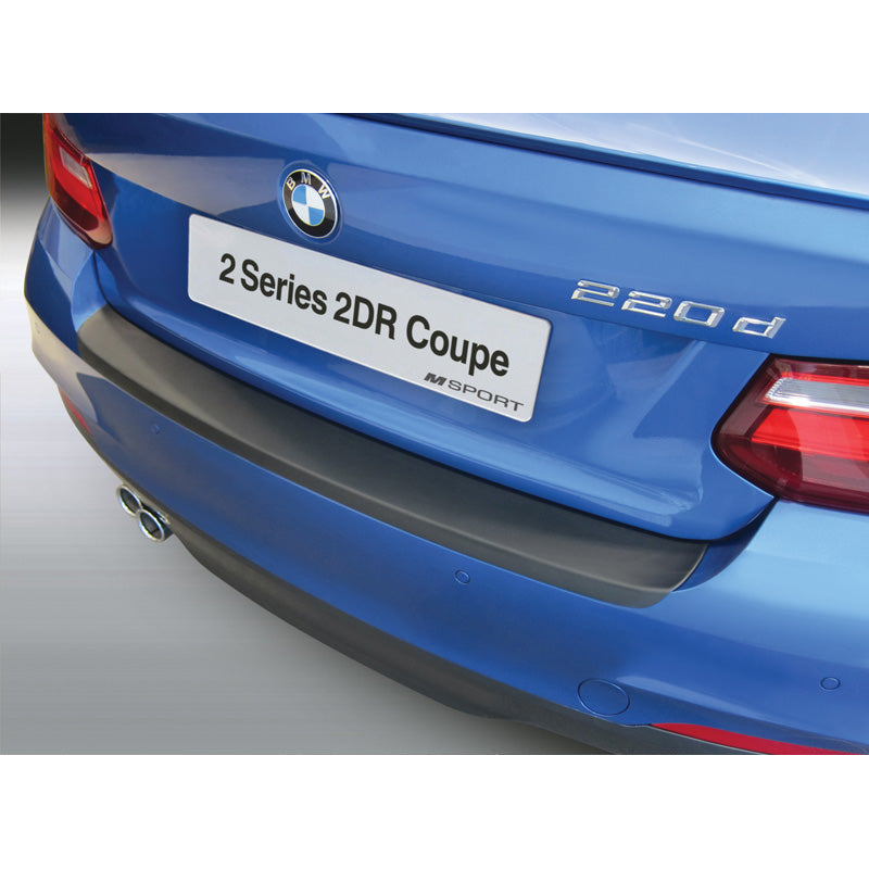 RGM, kryt zadního nárazníku, ABS plast, vhodné pro BMW 2-Series F22 Coupe 'M-Sport' & M235i 4/2014- & Cabrio 3/2015- černá