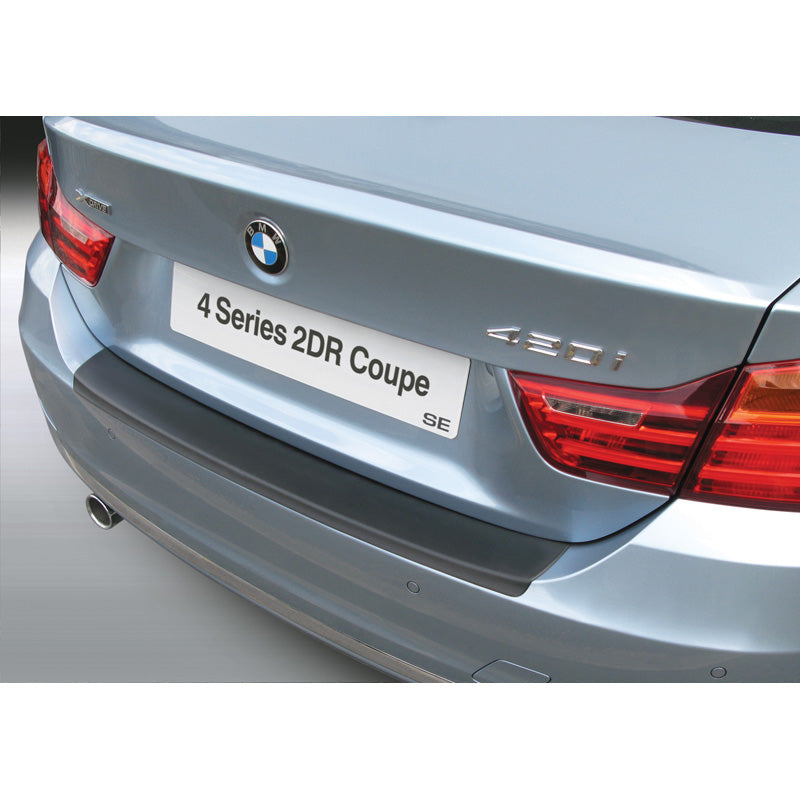 RGM, Protezione paraurti posteriore, plastica ABS, compatibile con BMW 4-Series F32 SE/ES/Sport/Luxury 7/2013- Nero