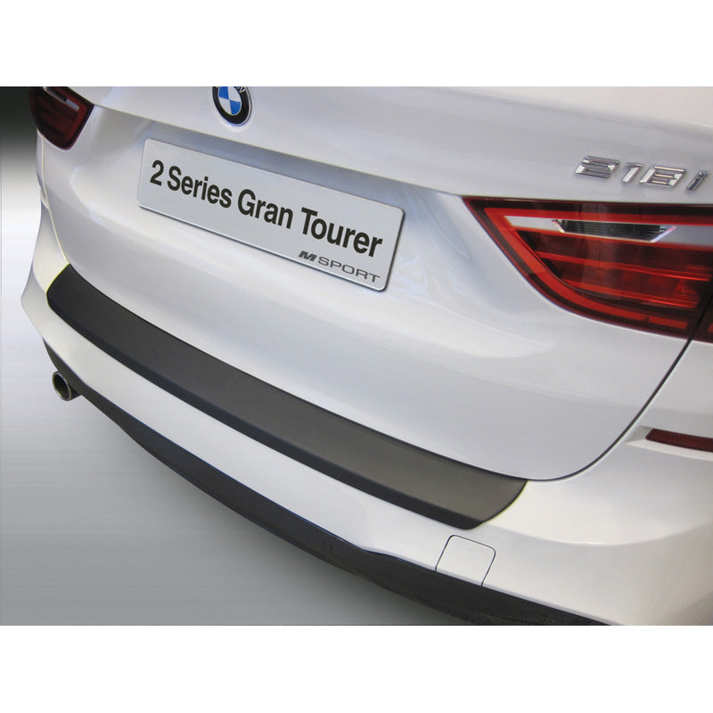 RGM, Ochraniacz tylnego zderzaka, ABS plastik, pasuje do BMW 2-Series F46 Gran Tourer 'M-Sport' 6/2015- Czarny