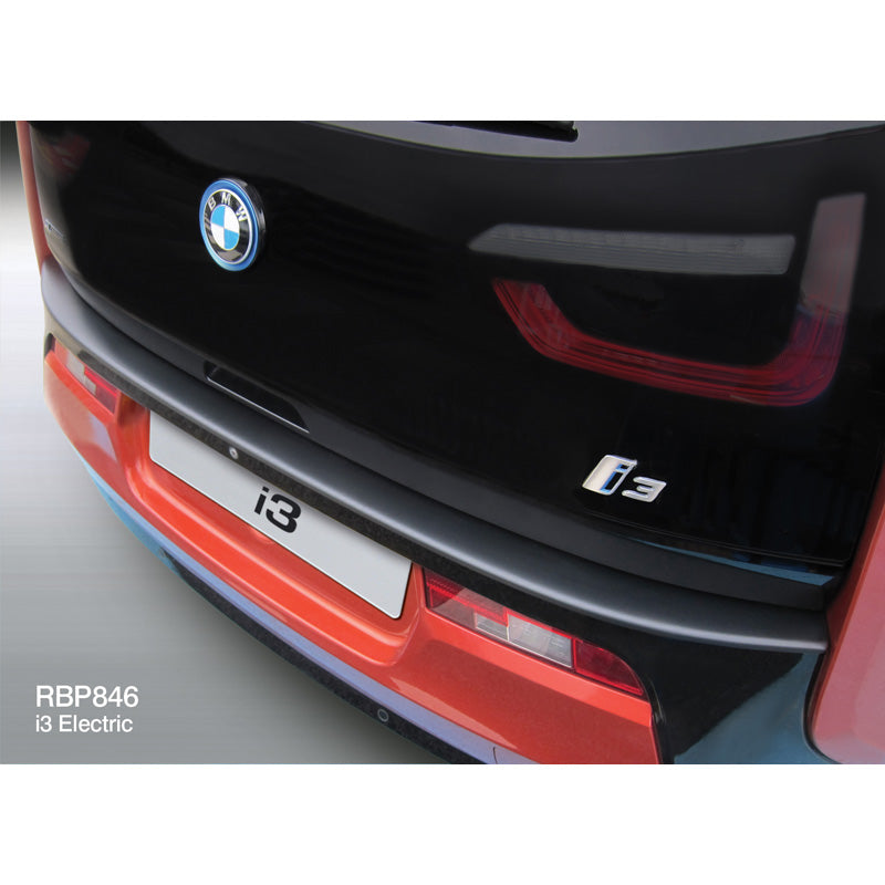 RGM, Protector de parachoques trasero, plástico ABS, compatible con BMW i3 2014-2017 Negro