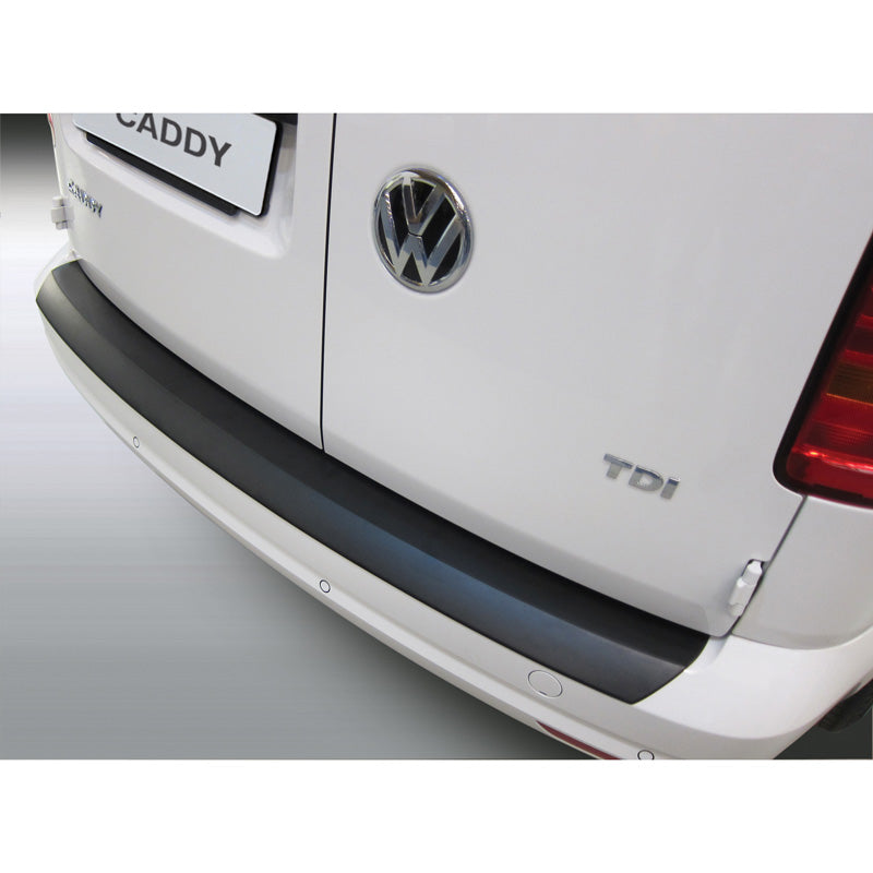 RGM, Protezione paraurti posteriore, plastica ABS, adatta per Volkswagen Caddy/Maxi 2015-2020 Nero