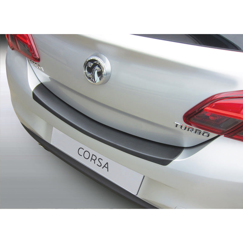 RGM, ochrana zadního nárazníku, ABS plast, vhodné pro Opel Corsa E 3/5 dveřní 2015-2019 Černá