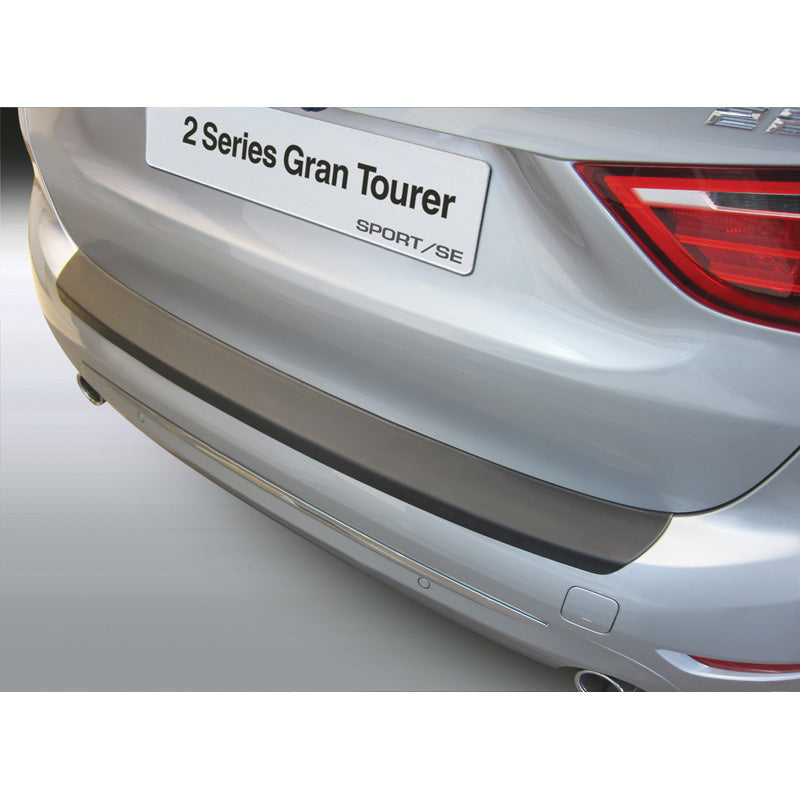 RGM, Ochraniacz tylnego zderzaka, ABS plastik, pasuje do BMW 2-Series F46 Gran Tourer SE/Sport/Luxury 6/2015- Black