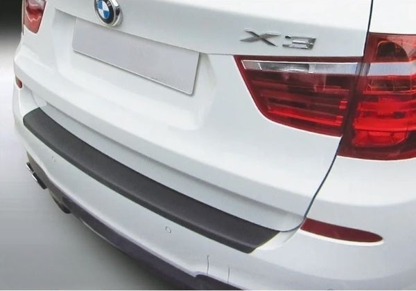 RGM, protezione paraurti posteriore, plastica ABS, compatibile con BMW X3 F25 2014-2017 'M-Sport' Nero
