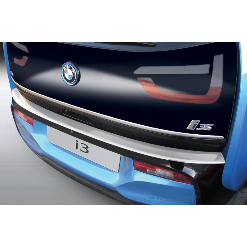 RGM, protector de paragolpes trasero, plástico ABS, compatible con BMW i3/i1S 11/2017- Negro
