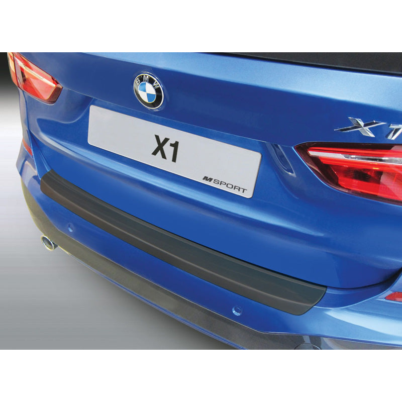 RGM, Rear bumper protector, ABS plastic, fits BMW X1 F48 'M' Sport 2015-2019 Black